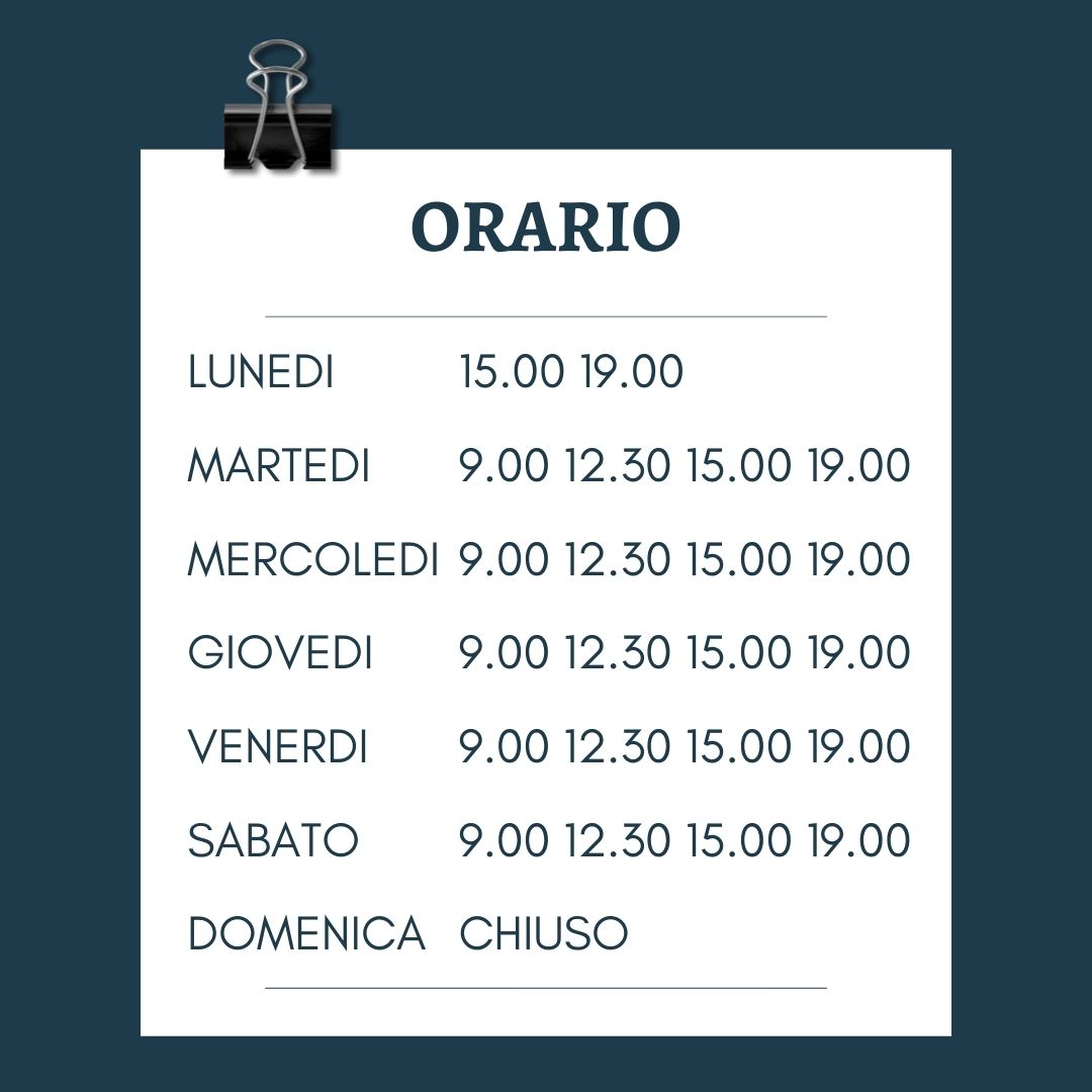 SV SPACCIO UOMO ORARIO