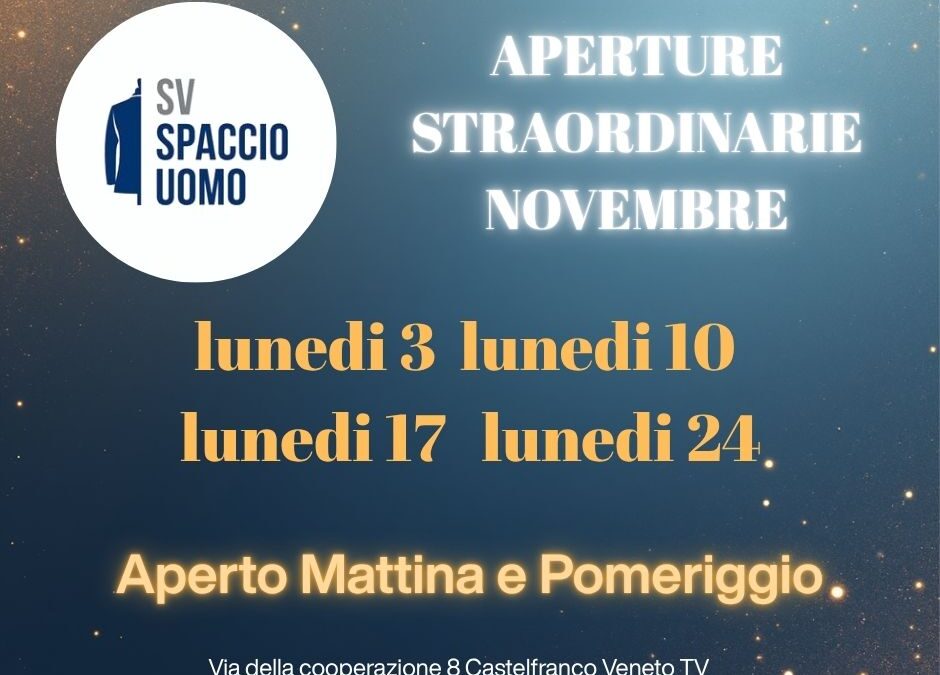 SPACCIO UOMO SV