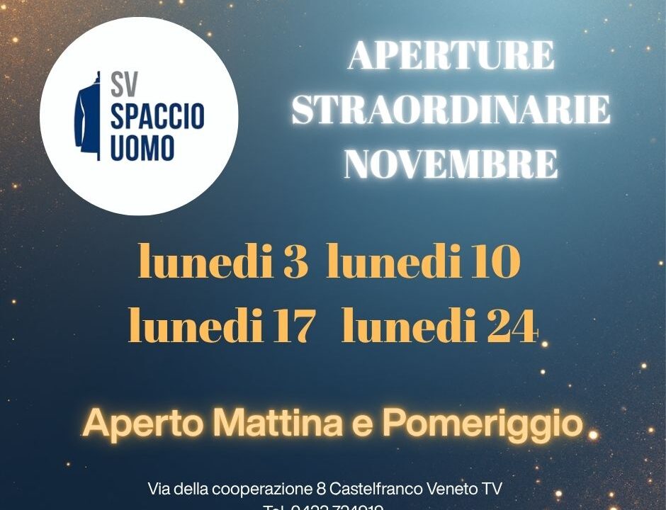 SPACCIO UOMO SV