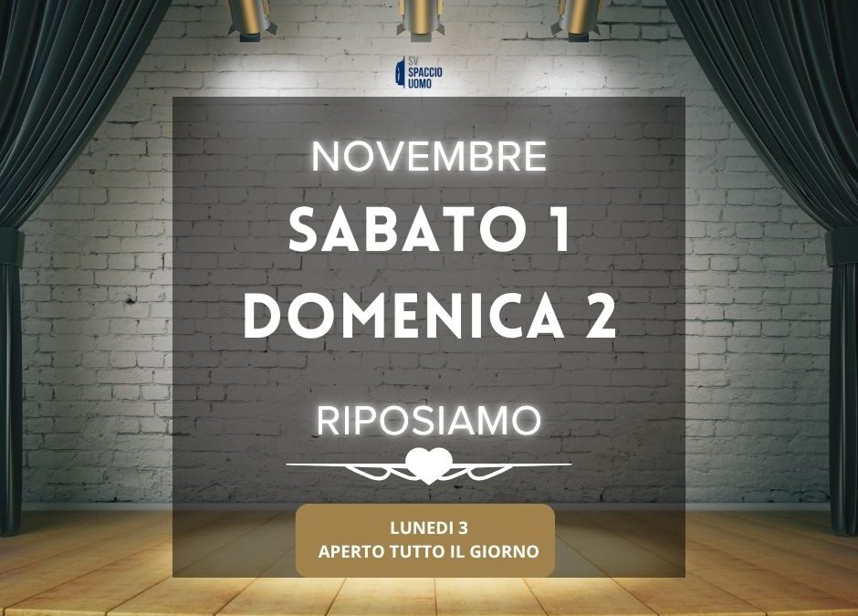 SPACCIO UOM SV CHIUSURE